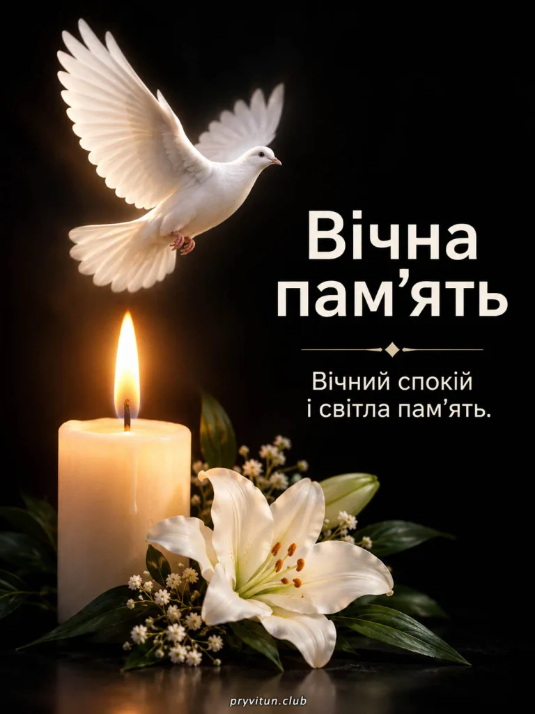 Вічна пам'ять тим, кого вже немає поруч