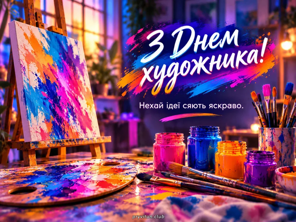 Вітаємо всіх митців із Днем художника
