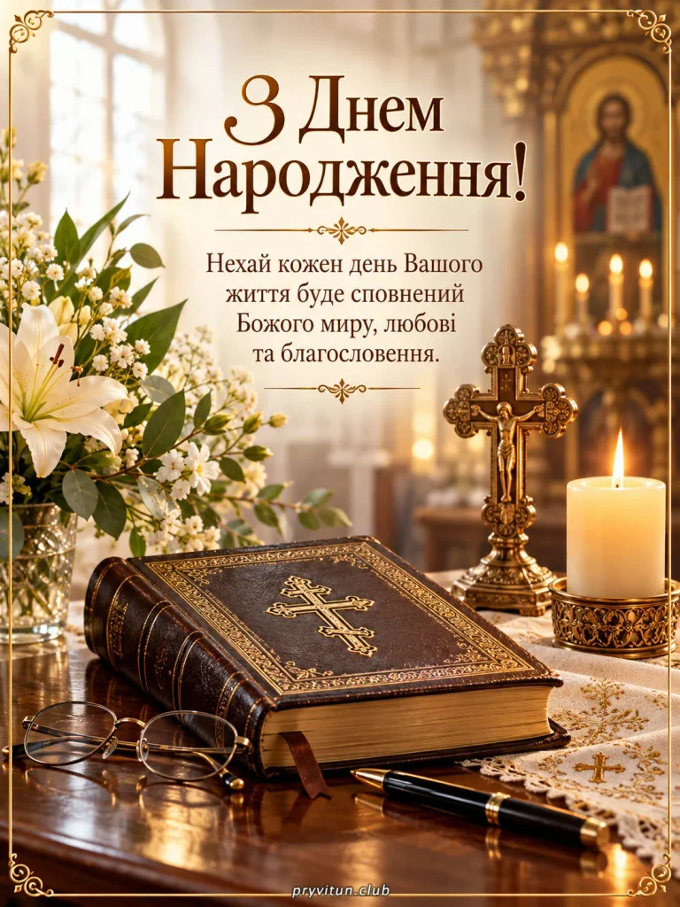 Вітаю Вас з Днем народження, отче