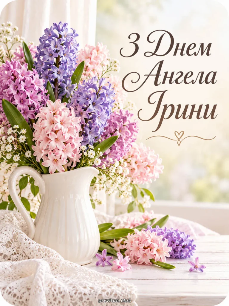 Вітаю з Днем ангела, Ірино