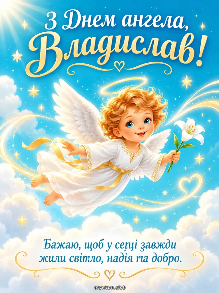 Вітаю з Днем ангела, Владиславе