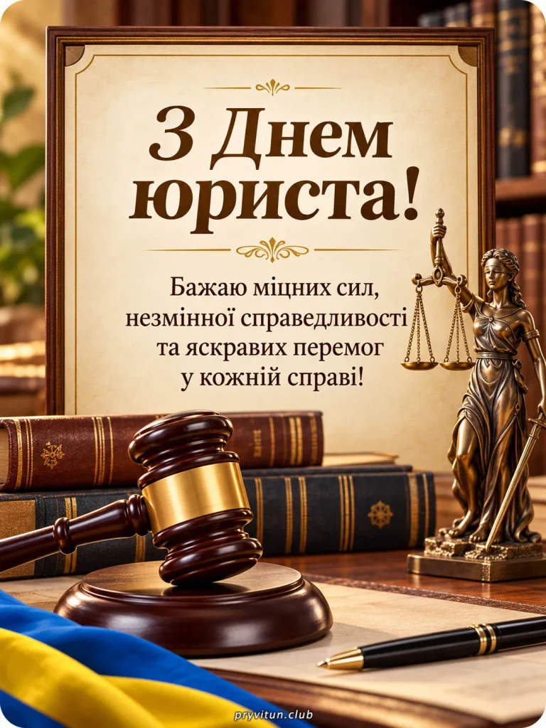 Вітаю з Днем юриста
