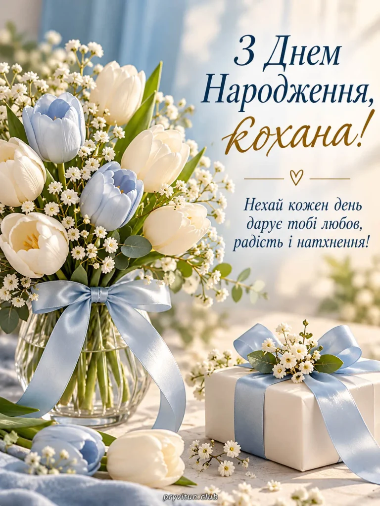 Вітаю з Днем народження, моя кохана