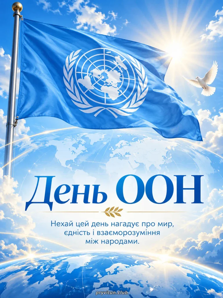 Вітаю з Днем ООН