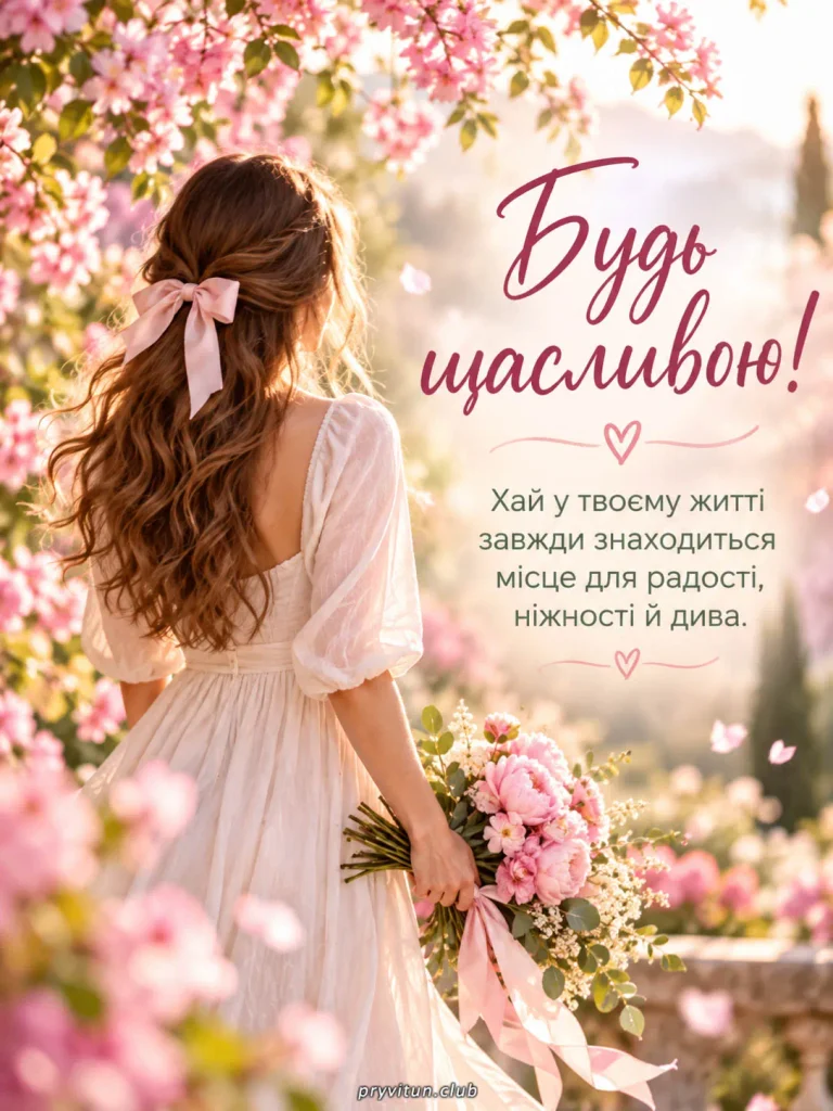 Вітаю з Днем жіночого щастя