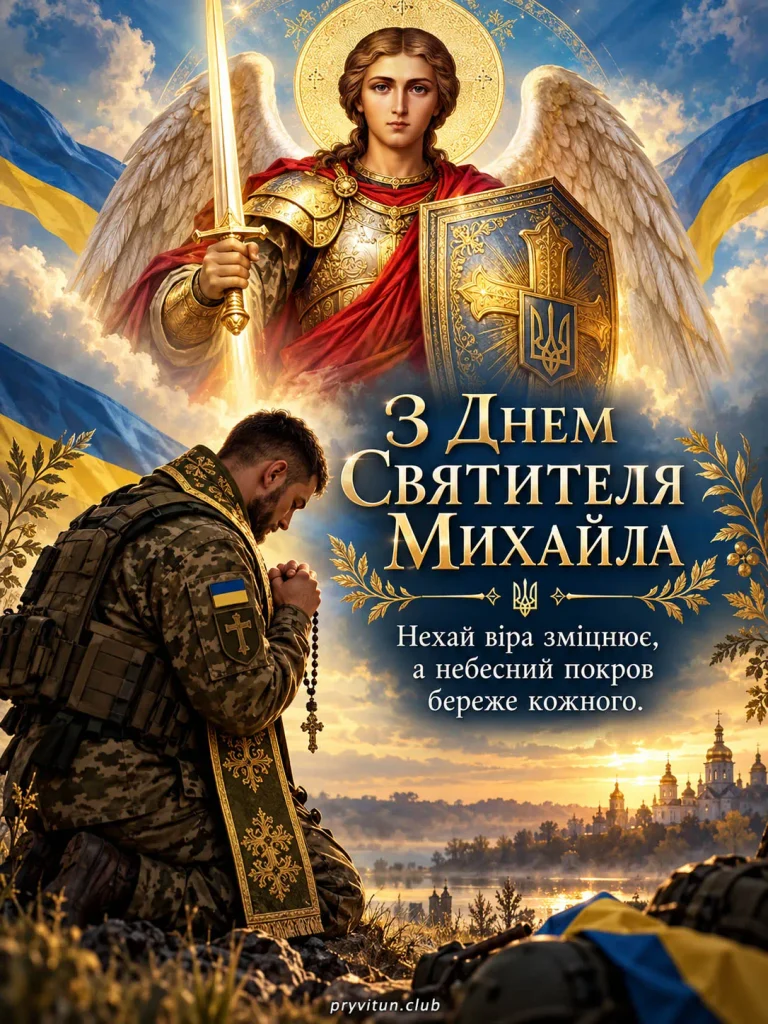 Вітаю з Михайловим днем