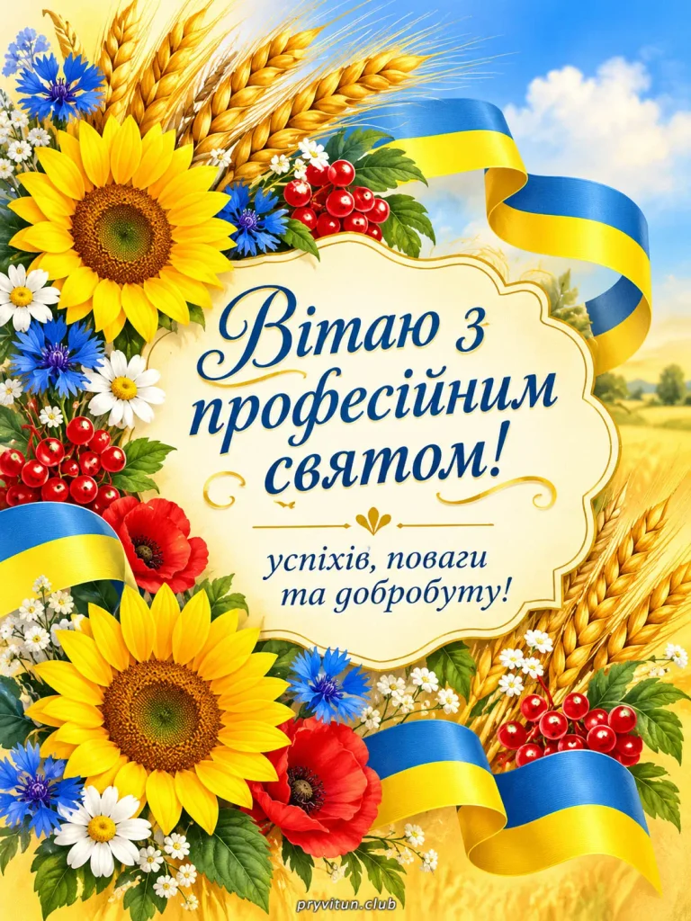 Вітаю з професійним святом