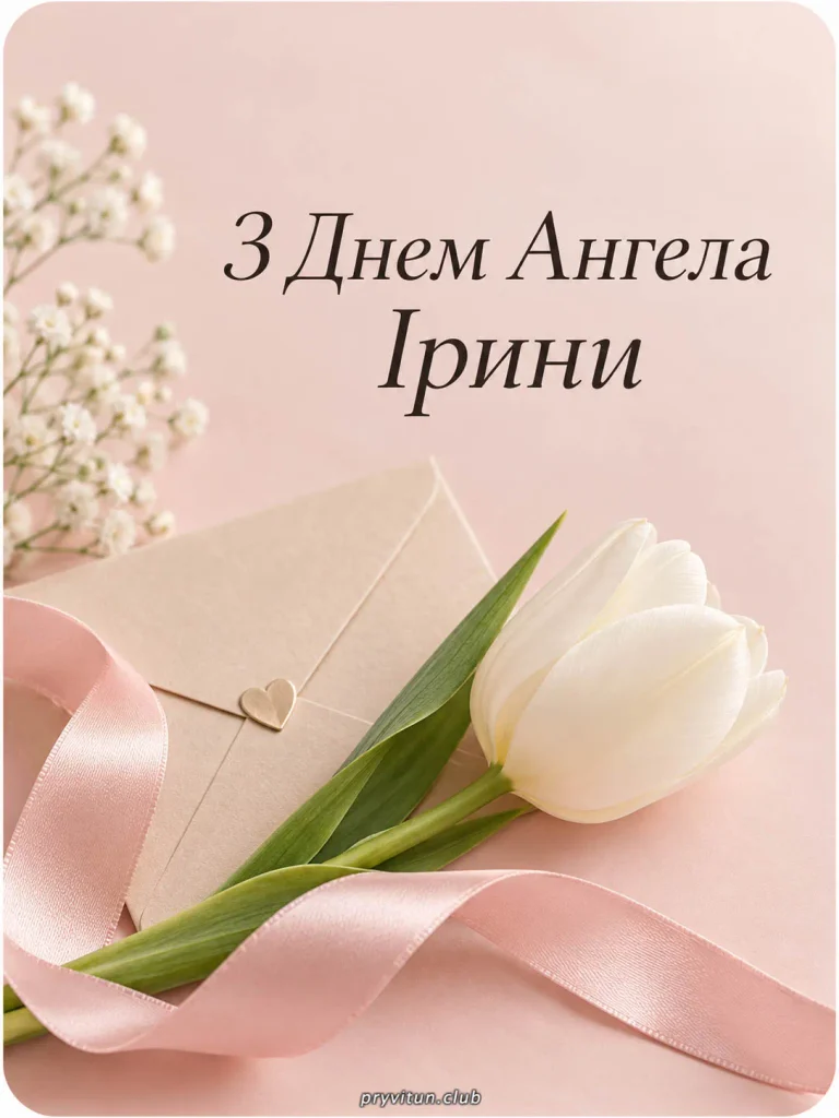 З Днем ангела, люба Ірино