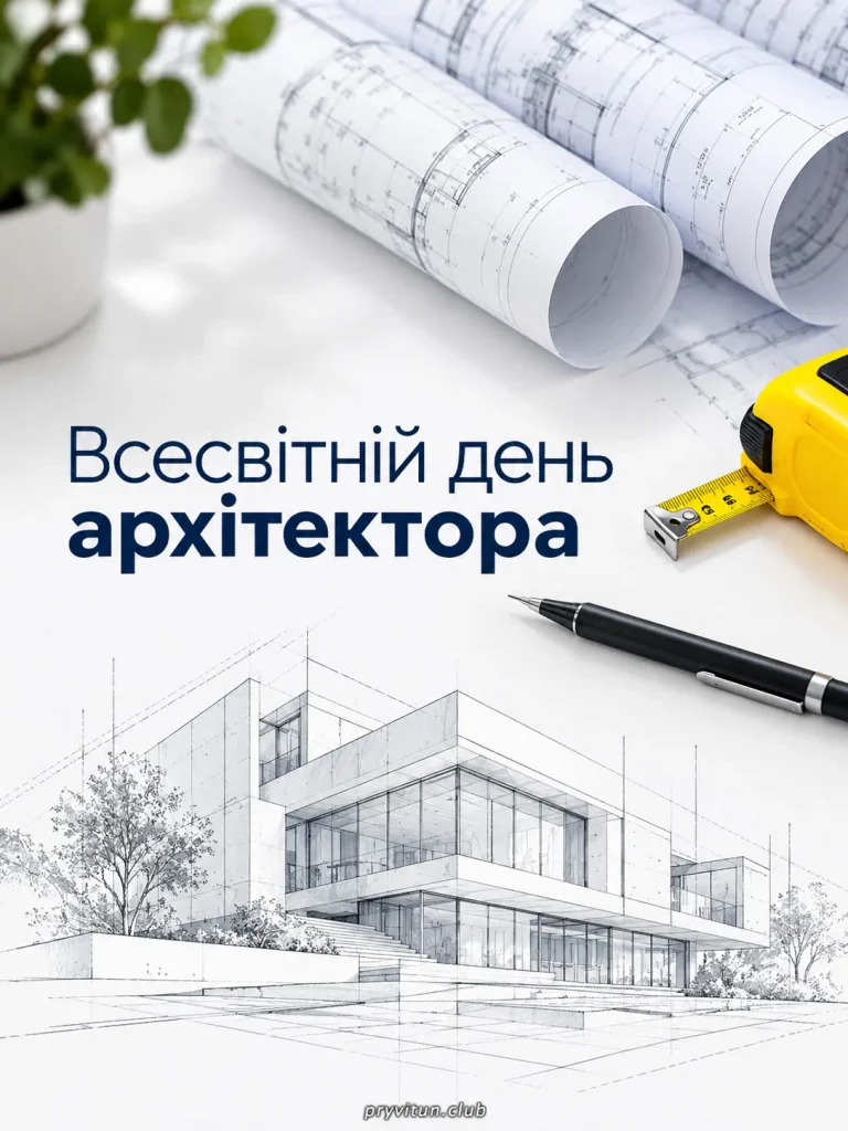 З Днем архітектора та творчих успіхів