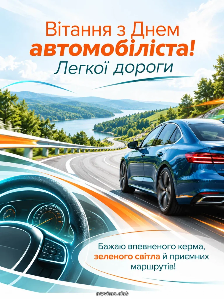 З Днем автомобіліста та дорожника України