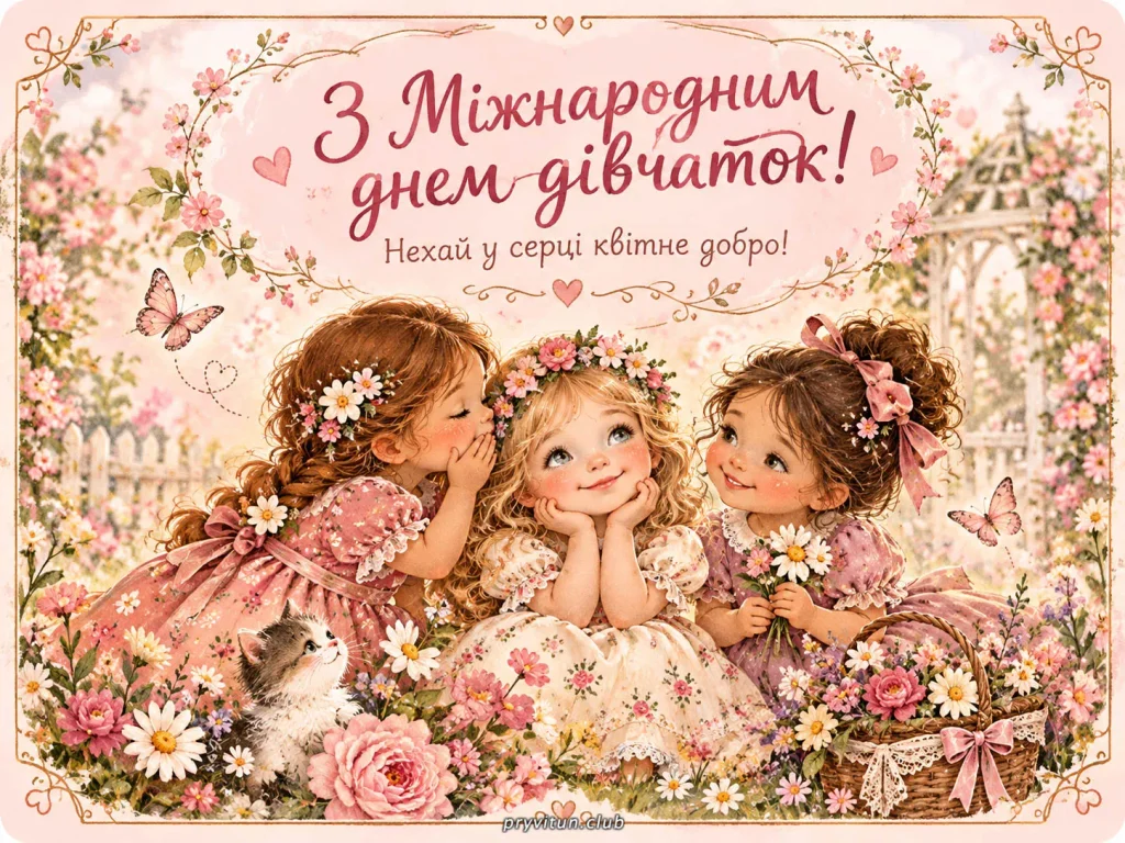 З Днем дівчаток, мрій та сяй