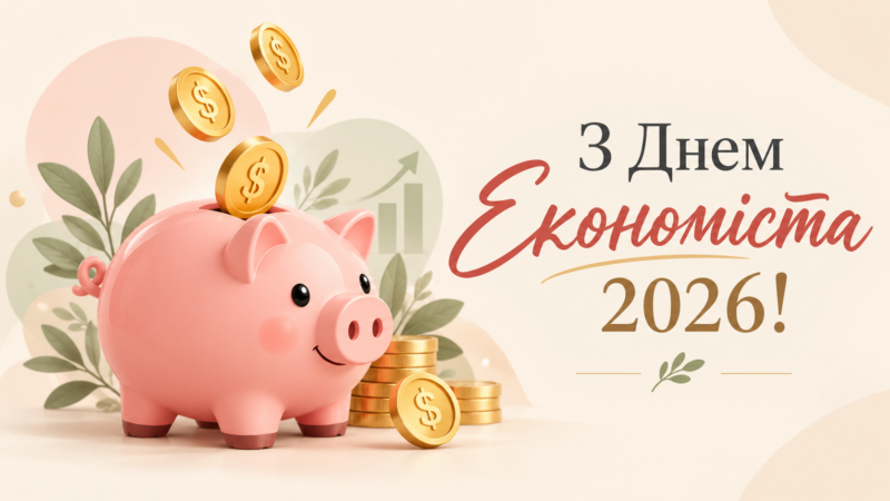 З Днем Економіста 2026 гарні картинки та кращі привітання