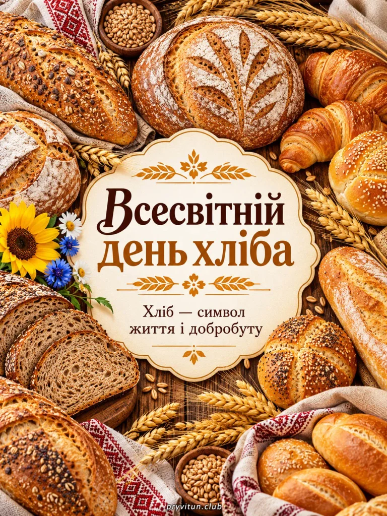 З Днем хліба та благополуччя кожній родині