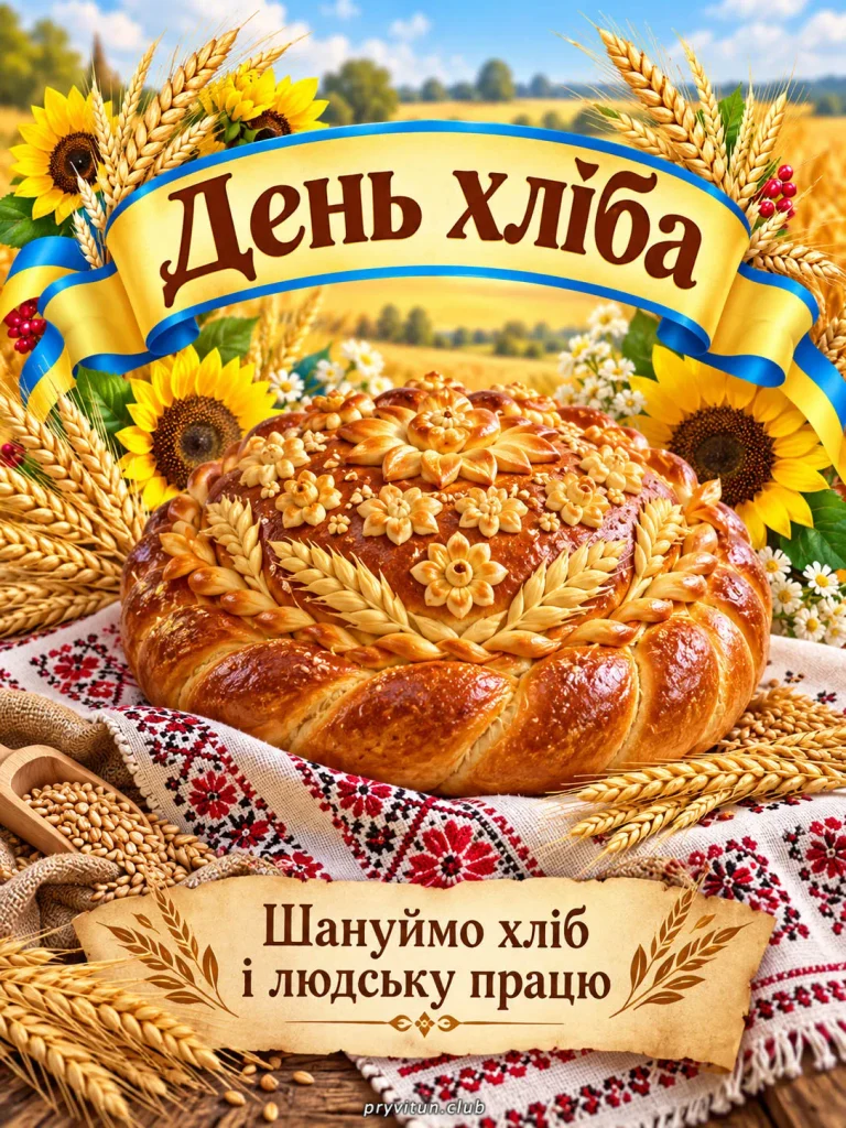 З Днем хліба та достатку в домі