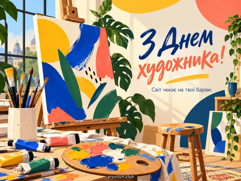 З Днем художника та великих мистецьких досягнень