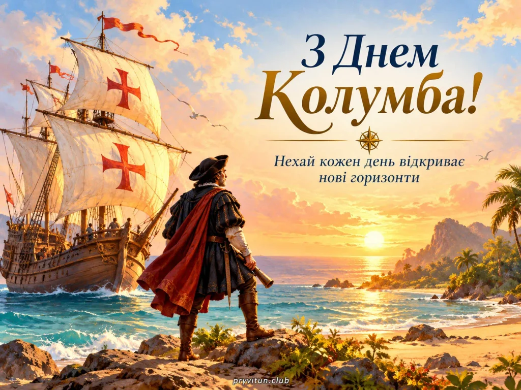 З Днем Колумба та незабутніх пригод