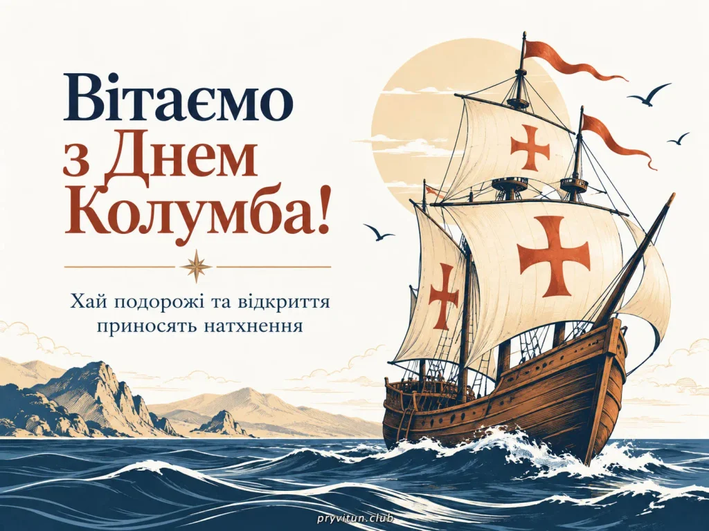 З Днем Колумба та нових відкриттів