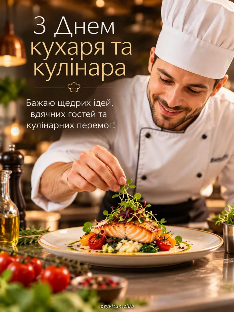 З Днем кухаря та солодкого життя