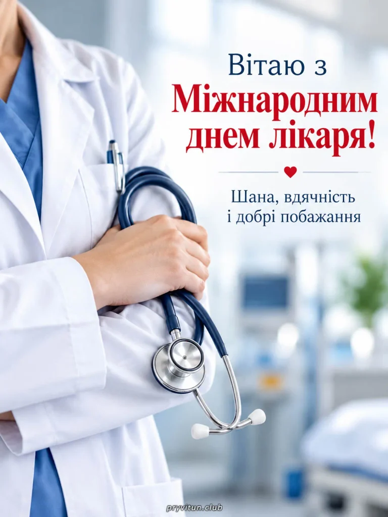 З Днем лікаря та професійних успіхів