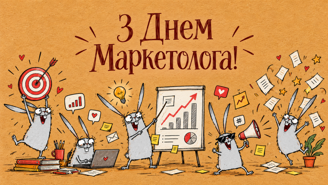 З Днем Маркетолога яскраві картинки та красиві привітання