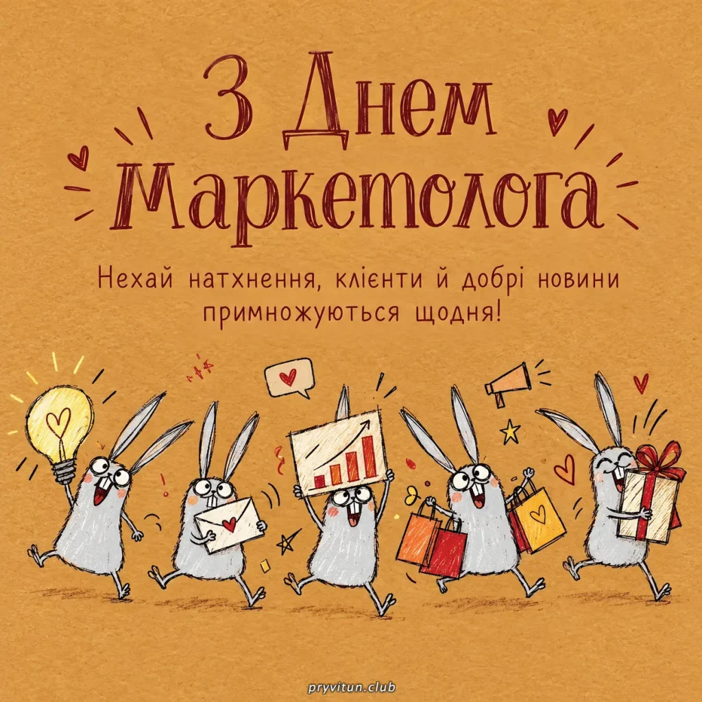 З Днем маркетолога та невичерпного натхнення