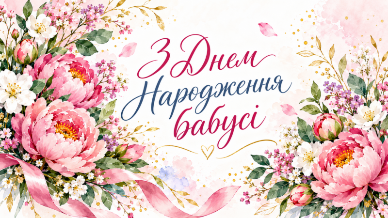 З Днем Народження бабусі: красиві картинки та привітання від душі для найріднішої
