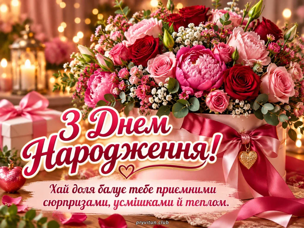 З Днем народження, доню, люблю тебе безмежно