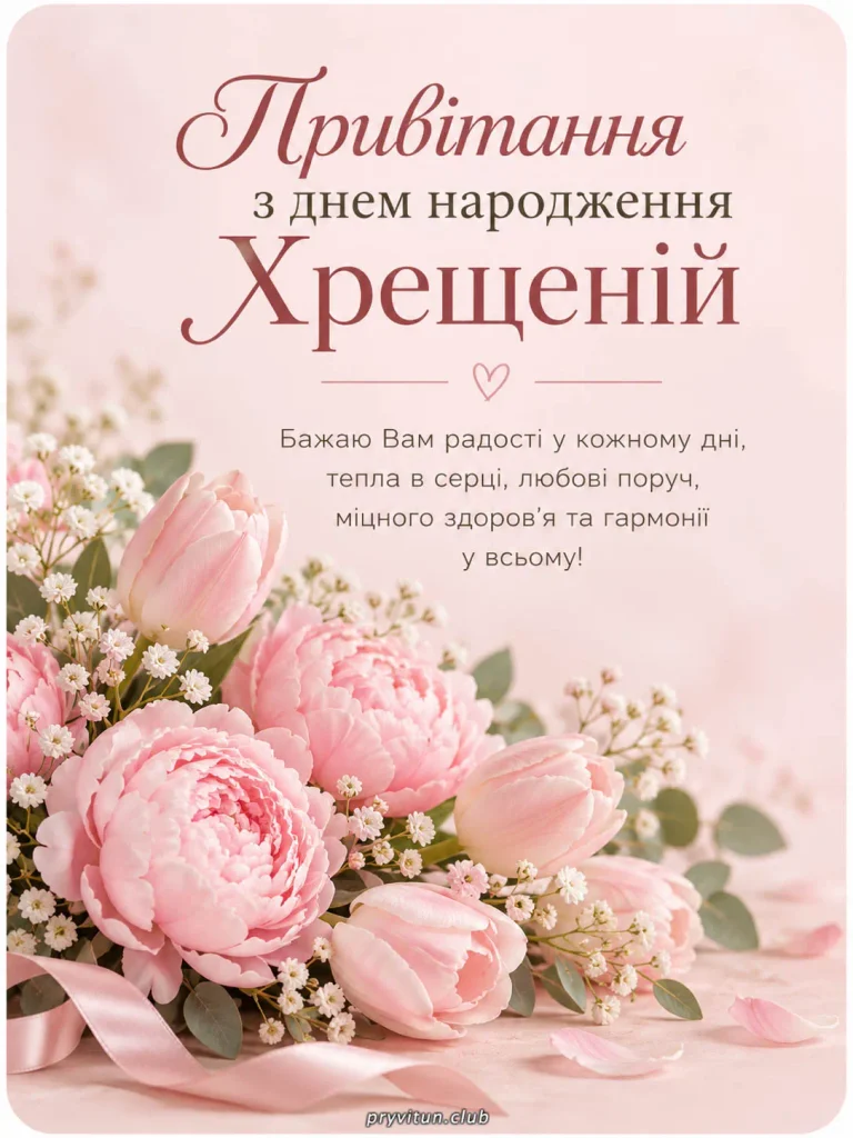 З Днем народження, хрещена мамо