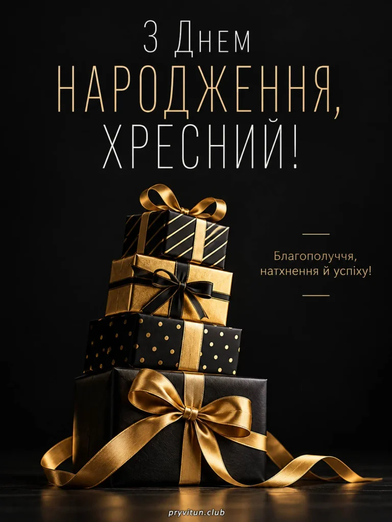 З Днем народження, хресний