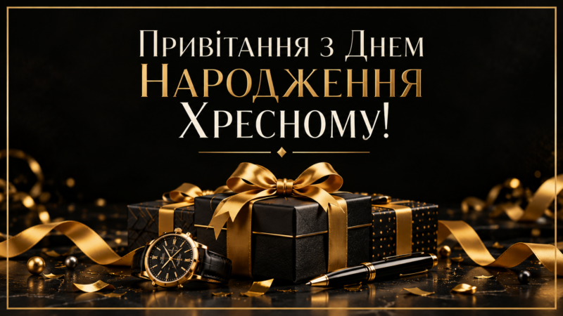 З Днем Народження, Хресний: красиві картинки, листівки та побажання хрещеному
