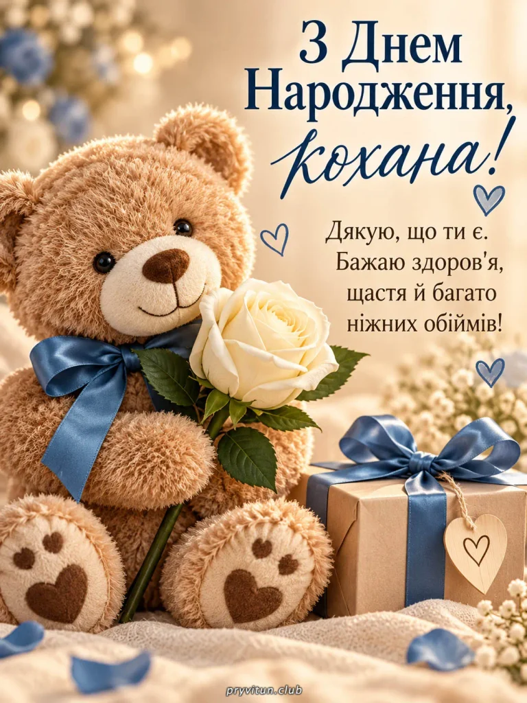 З Днем народження, кохана