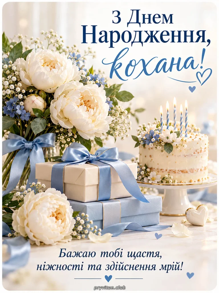 З Днем народження, кохана моя