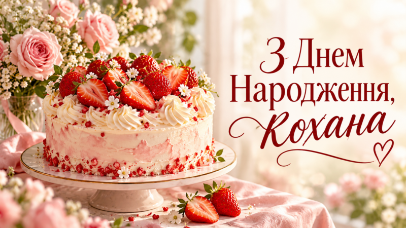 З Днем Народження кохана жінка, дівчина, дружина: найкращі картинки та привітання