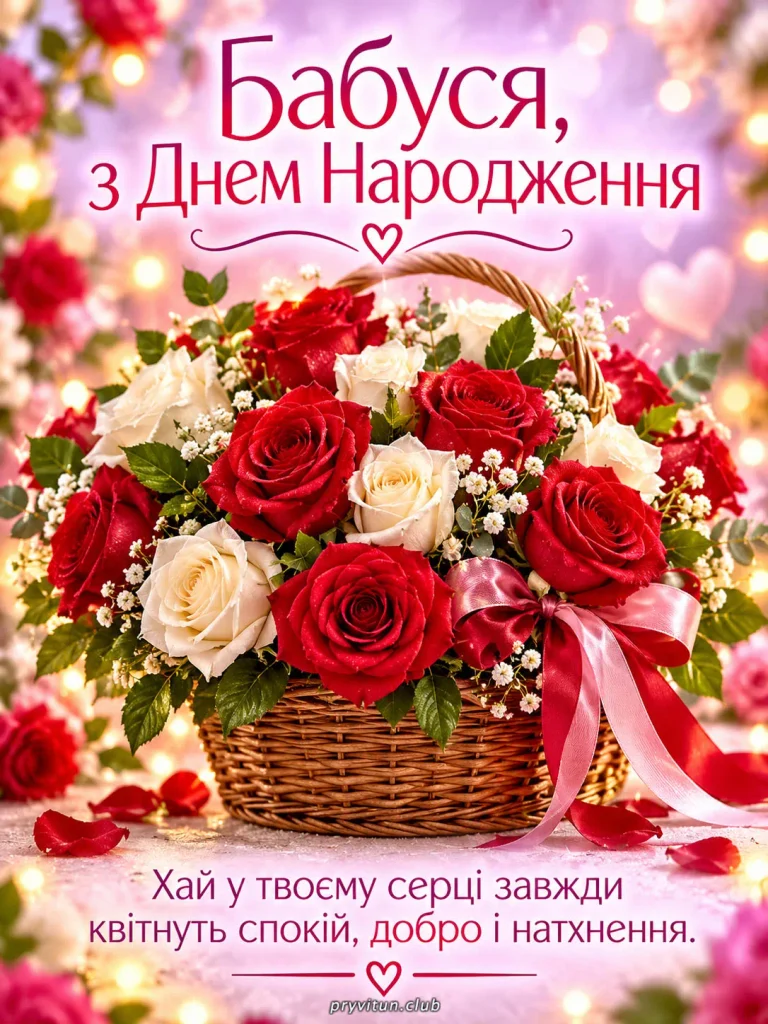 З Днем народження, люба бабусю