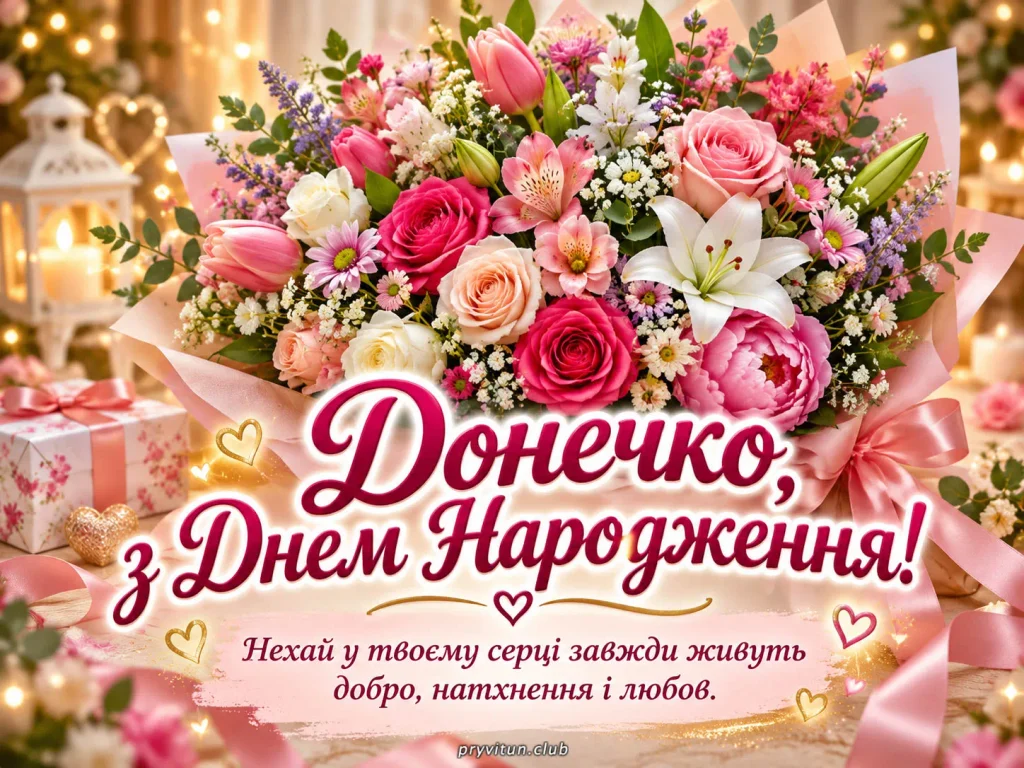 З Днем народження, люба донечко