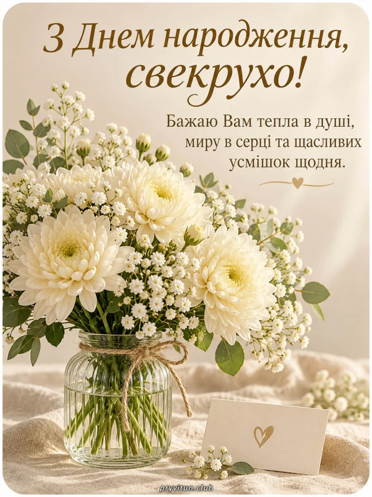 З Днем народження, люба свекрухо