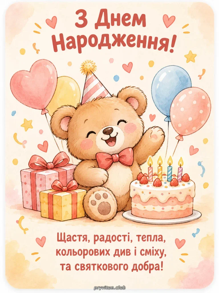 З Днем народження, маленька лялечко