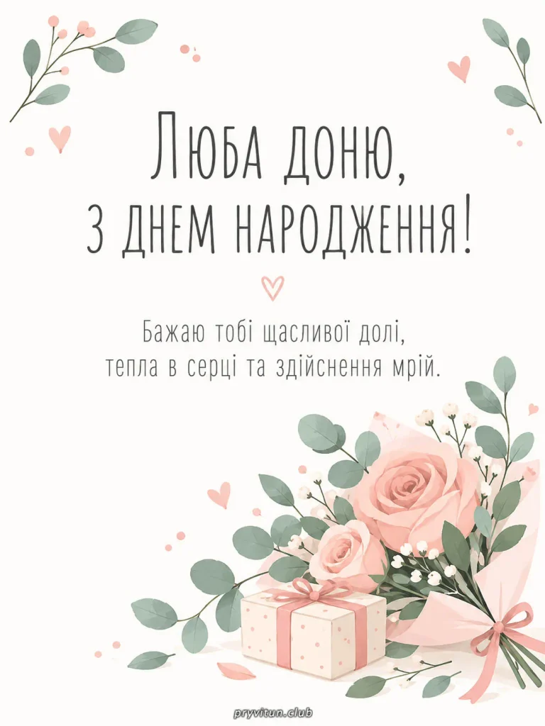 З Днем народження, моя маленька принцесо