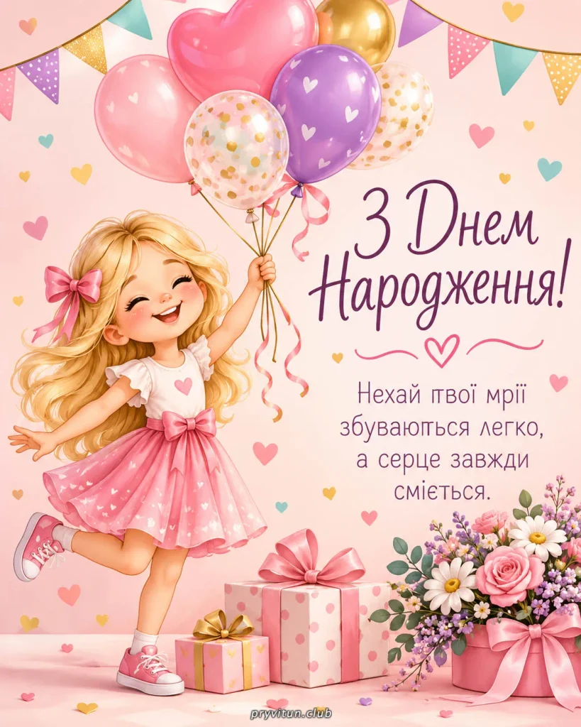 З Днем народження, моя щаслива доленько