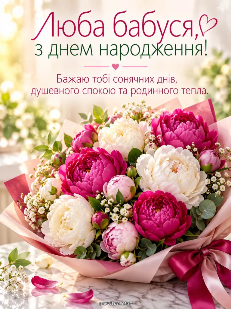 З Днем народження, моя золота бабусю