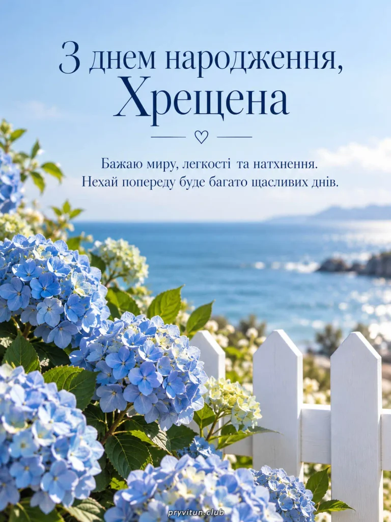 З Днем народження, найкраща хрещена