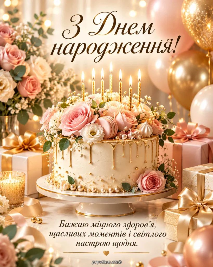 З Днем народження, найкращі побажання від душі