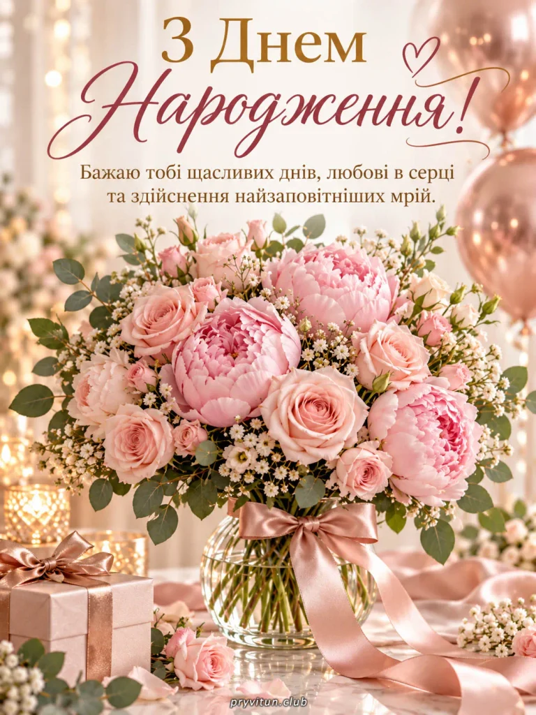 З Днем народження та Божого благословення