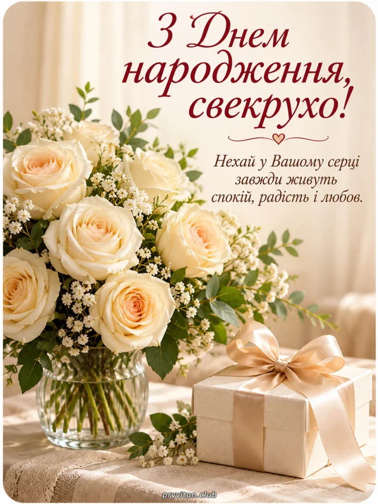 З Днем народження та довгих років життя, свекрухо