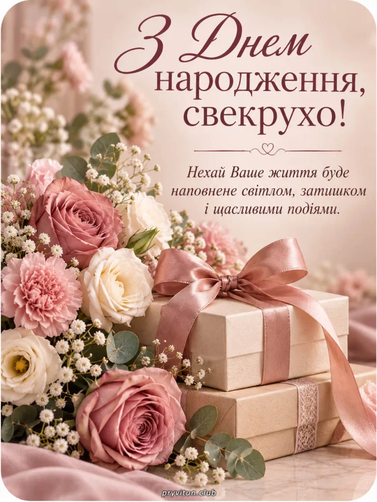 З Днем народження та мирного неба, свекрухо
