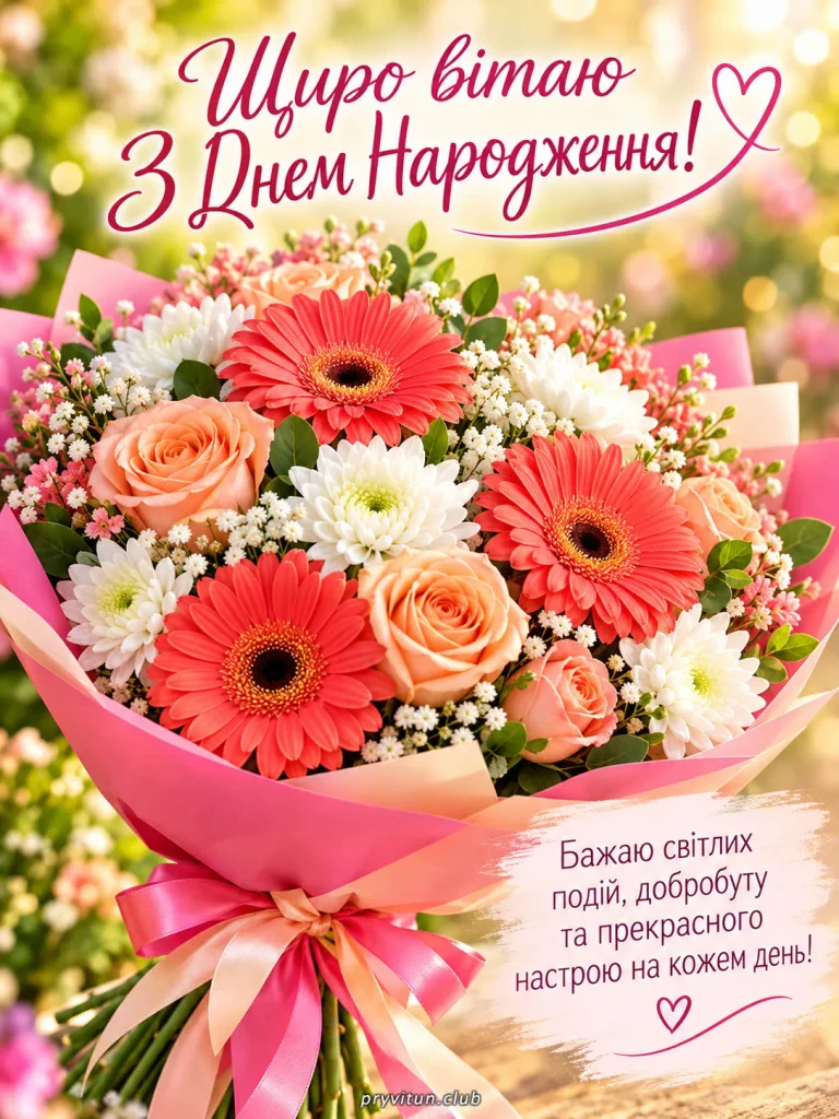 З Днем народження та щедрих подарунків долі