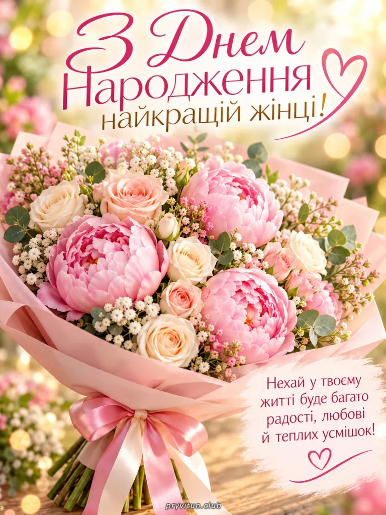 З Днем народження та здійснення найзаповітніших мрій