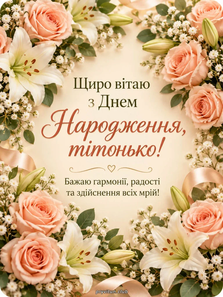 З Днем народження, тітонько