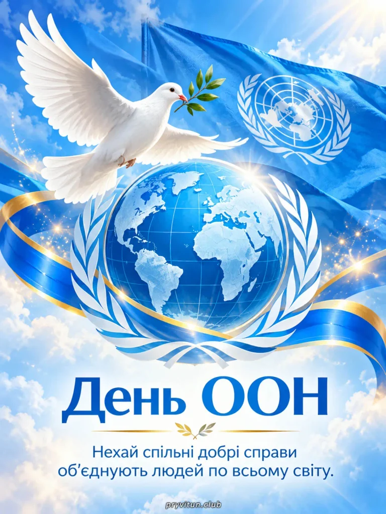 З Днем Організації Об'єднаних Націй