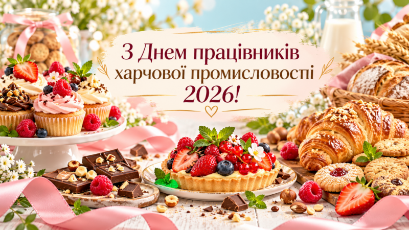 З Днем працівників харчової промисловості 2026: 10 красивих картинок та привітань українською